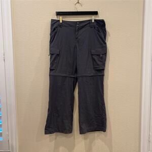 Prana Convertible Hiking Outdoor Pants Gray size 12